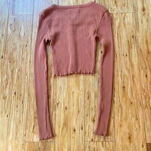 Aeropostale size small orange baby tee.